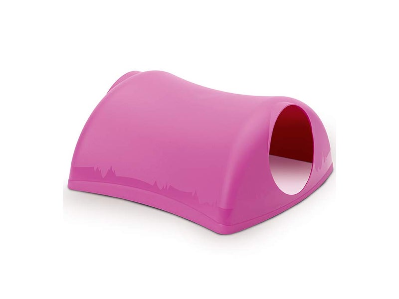 LixitÂ® Critter Hollow Igloo Hidaway Home for Guinea Pigs, Chinchillas, Rats and Other Small Animals (Pink, 1 Pack) - Image 1